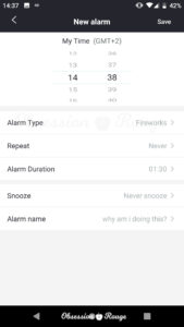 Lovense Remote App Alarm Creation